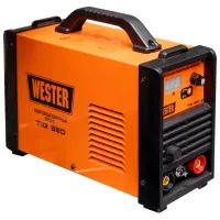 Сварочный аппарат Wester TIG 220 65 В аргонно-дуговая (TIG) / Оранжевый