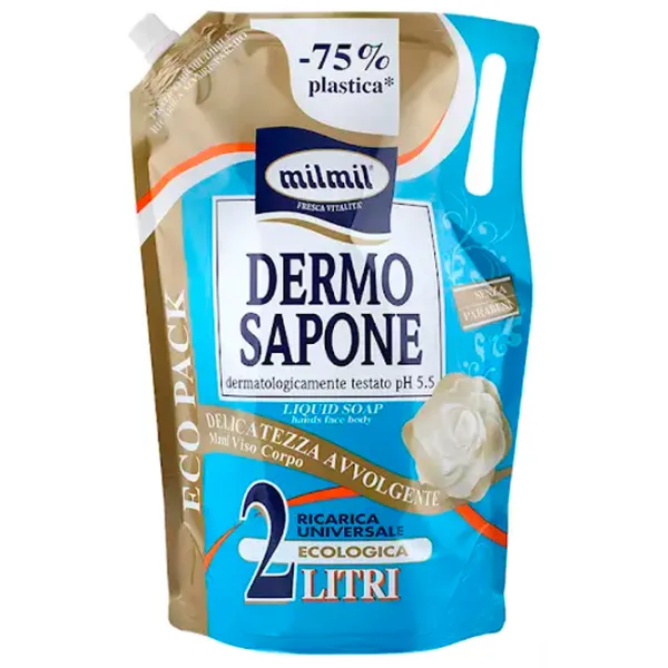 Жидкое мыло MilMil Dermo 2 л photo 1 Жидкое мыло MilMil Dermo 2 л photo 1