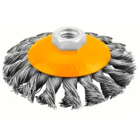 Perie disc din sârmă răsucită Tolsen 77629 100 mm