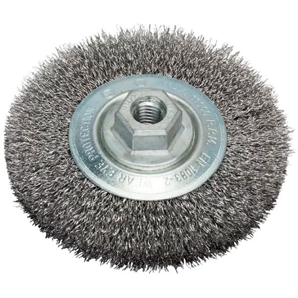 Щетка дисковая из гофрированной проволоки Proline 32520 100 мм photo 1 Щетка дисковая из гофрированной проволоки Proline 32520 100 мм photo 1