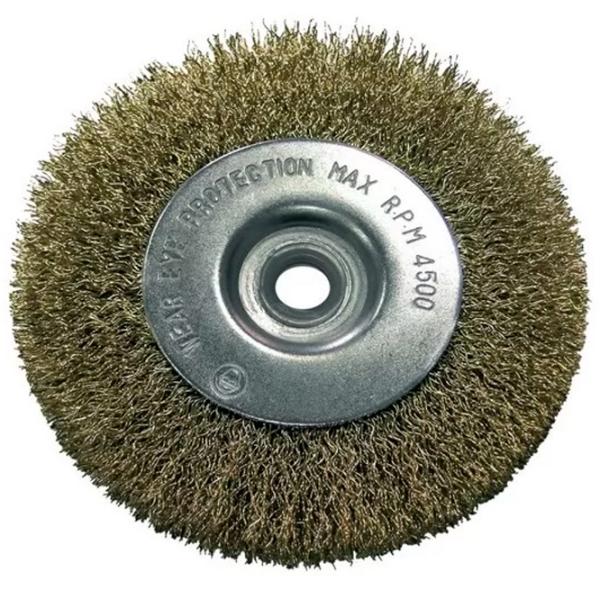 Щетка дисковая из гофрированной проволоки Proline 32805  photo 1 Щетка дисковая из гофрированной проволоки Proline 32805  photo 1