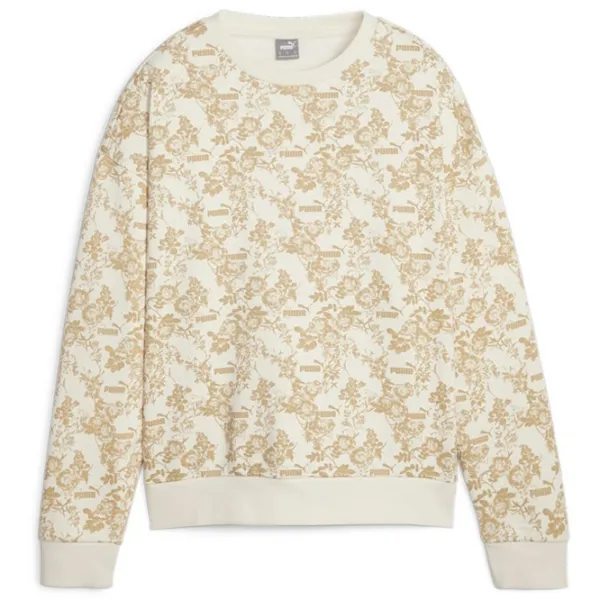 Hanorac pentru femei Puma Ess+ Floral Vibes Aop Crew Fl Beige photo 1