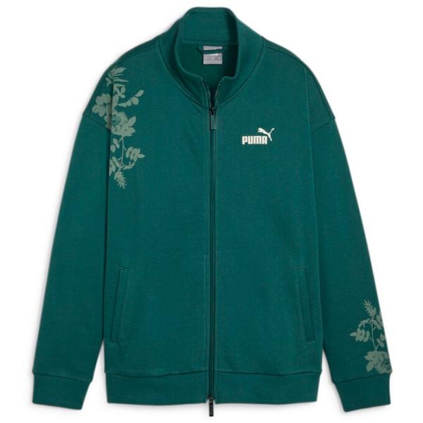 Hanorac pentru femei Puma Ess+ Floral Vibes Track Fl All-season/ Green photo 1