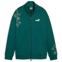 Hanorac pentru femei Puma Ess+ Floral Vibes Track Fl All-season/ Green