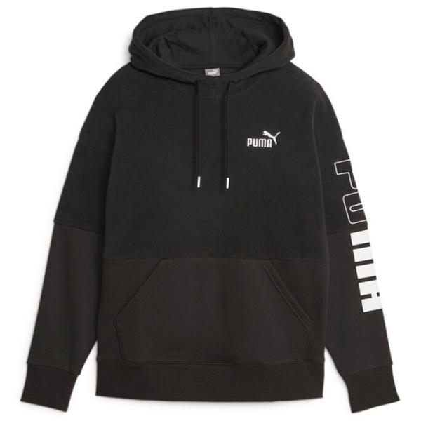 Hanorac pentru femei Puma Power Colorblock High-Neck W Toamnă - iarnă/ Black photo 1