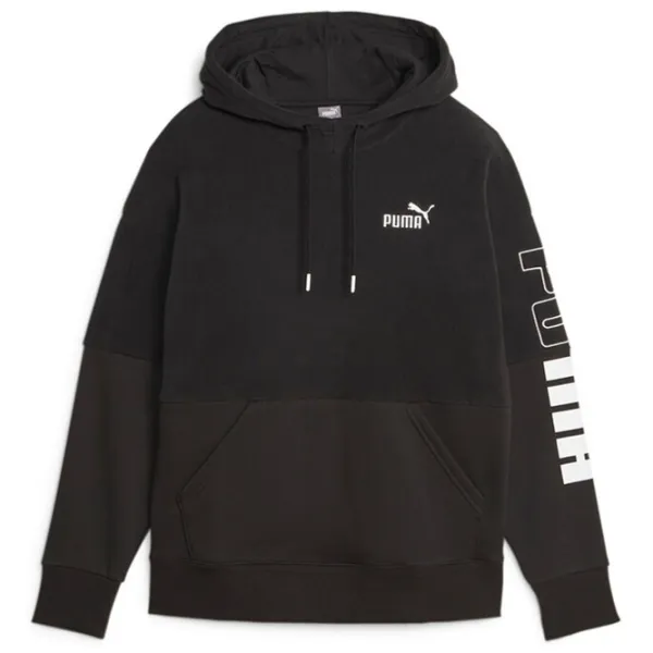 Hanorac pentru femei Puma Power Colorblock High-Neck W Toamnă - iarnă/ Black photo 1