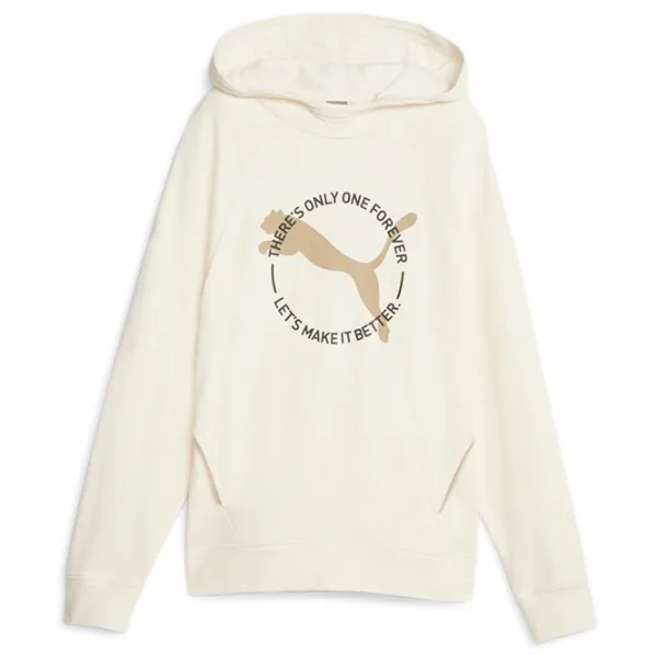 Hanorac pentru femei Puma Better Sportswear Tr Toamnă - iarnă/ Beige photo 1