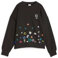 Толстовка для женщин Puma X Liberty Crew Fl Всесезонные/ Черный