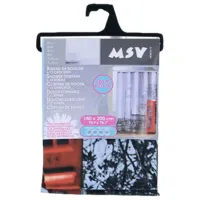 Шторка для ванной MSV London 200 x 180 см/ Полиэстер/ Разноцветный