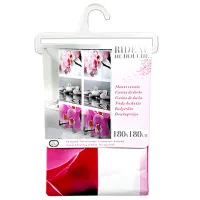 Perdea de duș Tendance Lou 180 x 180 cm/ PEVA/ Red