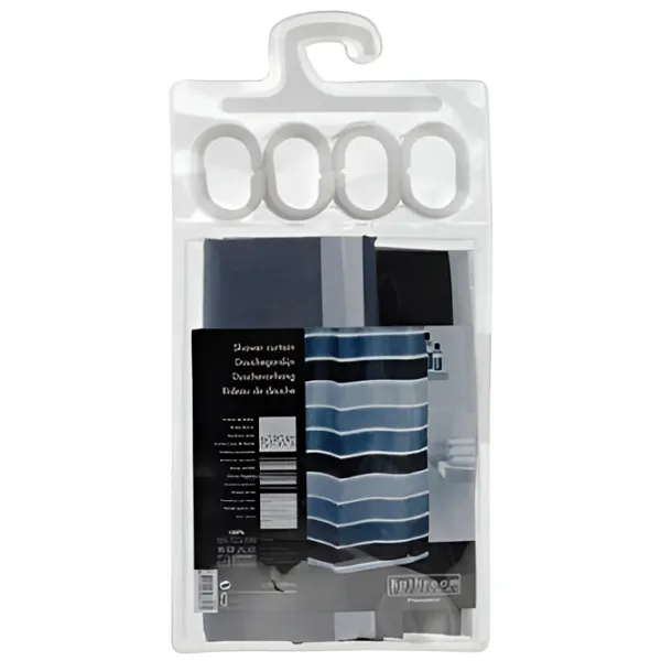 Perdea de duș Bathroom Solutions 18400 180 x 180 cm/ Poliester/ Multicolor photo 1