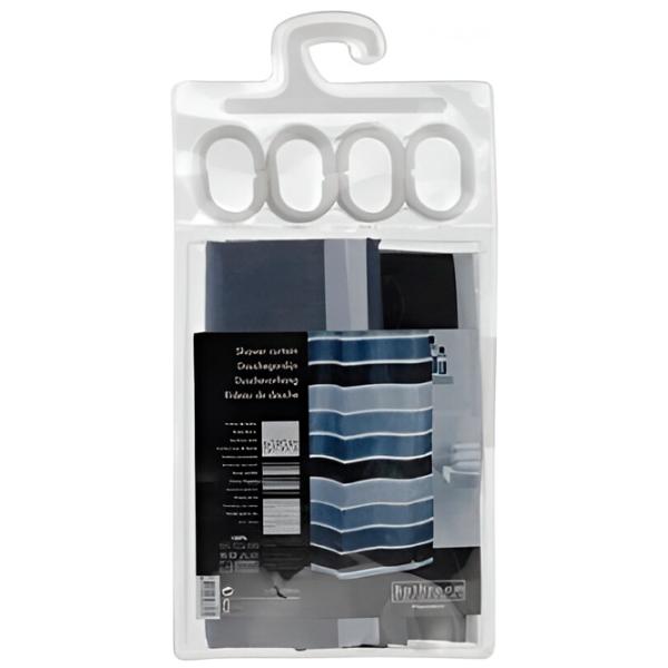 Perdea de duș Bathroom Solutions 18400 180 x 180 cm/ Poliester/ Multicolor photo 1