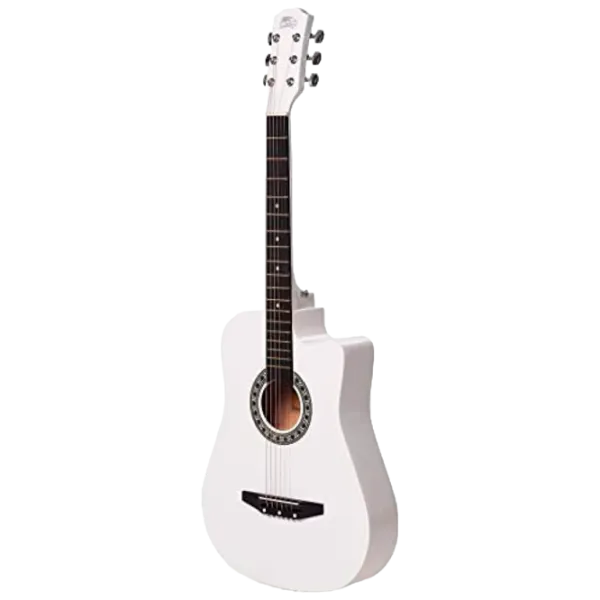Chitară acustică Enjoy E-38C 4/ 4, Dreadnought, White photo 1