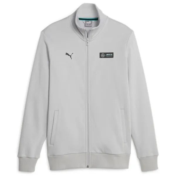 Hanorac pentru bărbați Puma Mapf1 Ess Fleece Jacket Drept/ Silver photo 1