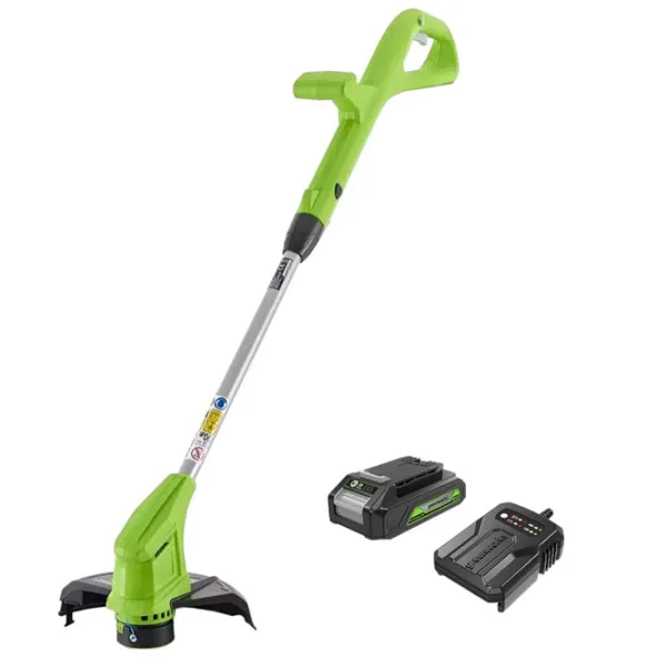 Триммер для травы Greenworks G24LT30K2 аккумуляторный/ Зелёный photo 1