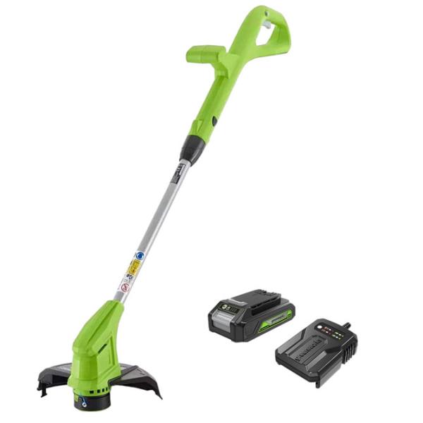 Триммер для травы Greenworks G24LT30K2 аккумуляторный/ Зелёный photo 1