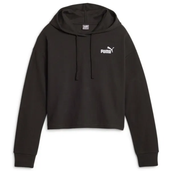 Hanorac pentru femei Puma Ess Elevated Cropped Toamnă - iarnă/ Black photo 1