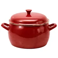 Cratiță Metalac Bordo 5.7 l Oțel inoxidabil/ Red