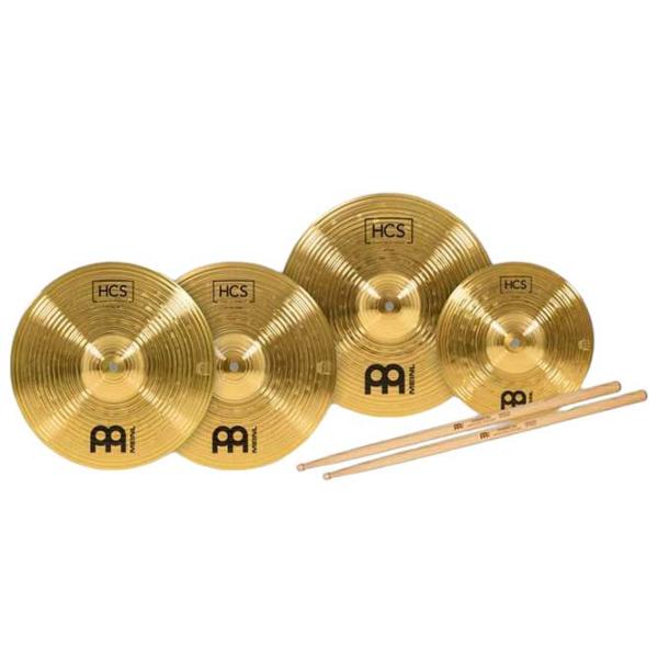 Chimvale pentru tobe Meinl HCS1314+10S Bronz photo 1