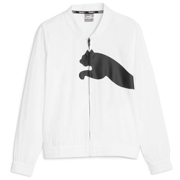 Hanorac pentru femei Puma Train All Day Big Cat Woven White photo 1