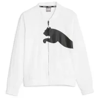 Hanorac pentru femei Puma Train All Day Big Cat Woven White
