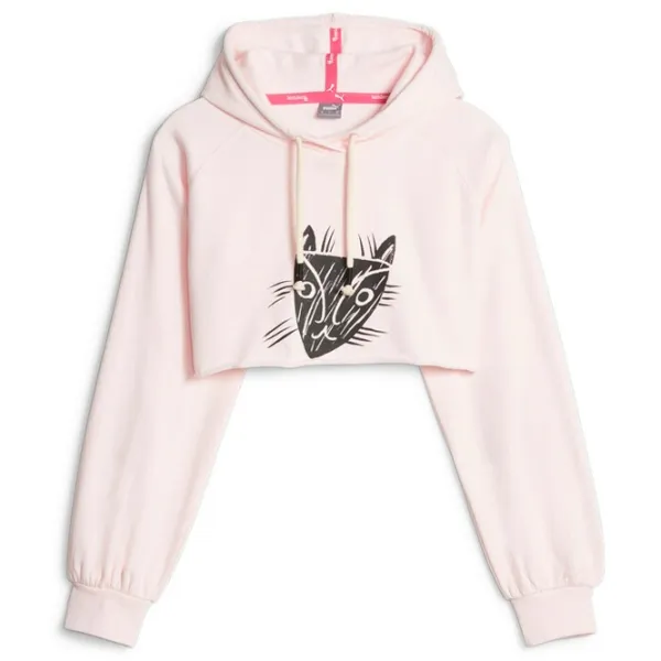 Толстовка для женщин Puma Lemlem Cropped Longsleeve Лето/ Розовый photo 1
