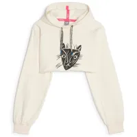 Hanorac pentru femei Puma Lemlem Cropped Longsleeve Vară/ Beige