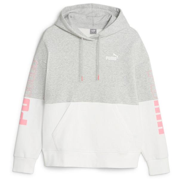 Толстовка для женщин Puma Power Colorblock Fl Всесезонные/ Белый photo 1