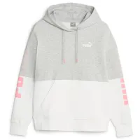 Толстовка для женщин Puma Power Colorblock Fl Всесезонные/ Белый