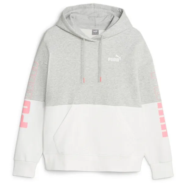 Hanorac pentru femei Puma Power Colorblock Fl All-season/ White photo 1