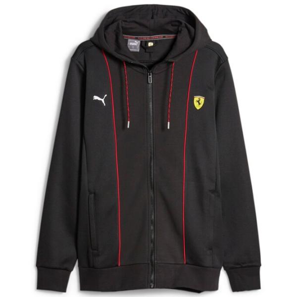 Hanorac pentru bărbați Puma Ferrari Race Hdd Drept/ Black photo 1