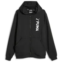 Толстовка для мужчин Puma Fit Double Knit Fz Прямой/ Черный