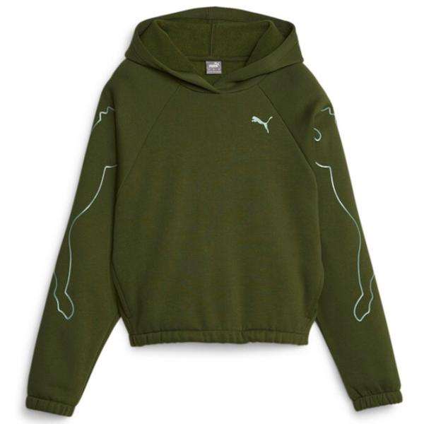 Толстовка для женщин Puma Motion Cat Всесезонные/ Тёмно-зелёный photo 1