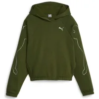 Толстовка для женщин Puma Motion Cat Всесезонные/ Тёмно-зелёный