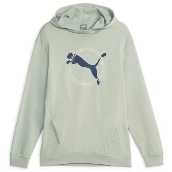 Hanorac pentru bărbați Puma Better Sportswear Tr Drept/ Green photo 1