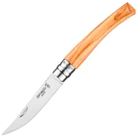 Нож Opinel Slim Olive Mirror blade Nr. 8 рыбацкий/ Sandvik 12C27