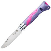 Нож Opinel Outdoor Junior Mauve Fuchsia Nr. 7 спортивный/ Sandvik 12C27