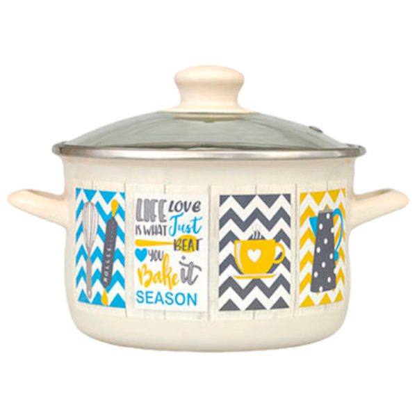 Cratiță Metalac Country 6.75 l Oțel inoxidabil/ White photo 1 Cratiță Metalac Country 6.75 l Oțel inoxidabil/ White photo 1