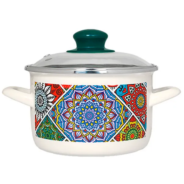 Кастрюля Metalac Sultana 4.75 л Нержавеющая сталь/ Белый photo 1