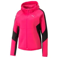 Толстовка для женщин Puma Evostripe Full-Zip Розовый