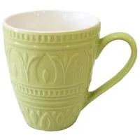 Cană Tognana Relief 420 ml/ Ceramică/ Green