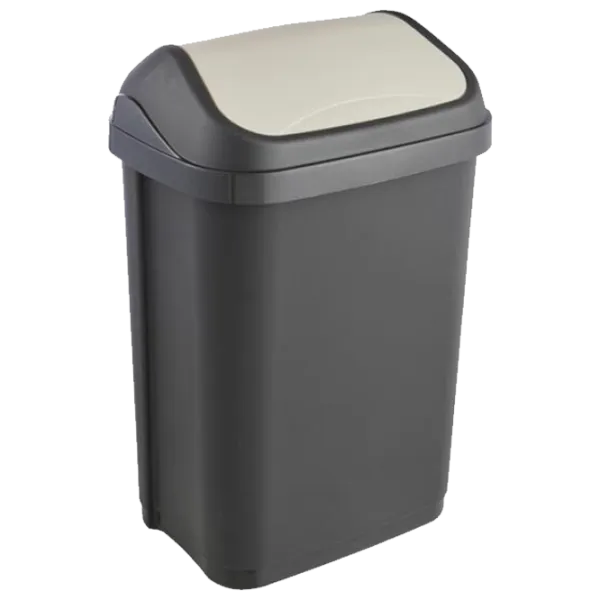 Coș de gunoi Keeeper 10306826 10 l/ Plastic/ Graphite photo 1