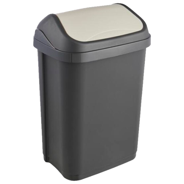 Coș de gunoi Keeeper 10306826 10 l/ Plastic/ Graphite photo 1