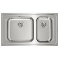 Chiuvetă Teka Classic 2B 86 86 x 50 / Oțel inoxidabil / Silver