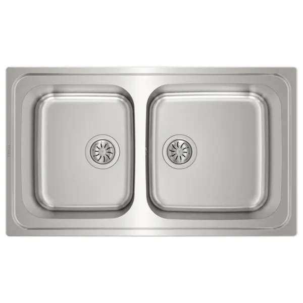 Chiuvetă Teka Classic 2B 86 86 x 50 / Oțel inoxidabil / Silver photo 1