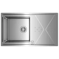 Chiuvetă Teka Brooklyn 50 M-XP 1B 86.4 x 50.4 / Oțel inoxidabil / Silver