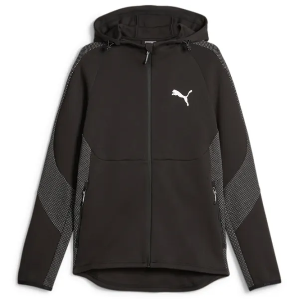 Hanorac pentru bărbați Puma Evostripe Full-Zip Hoodie Dk Drept/ Black photo 1