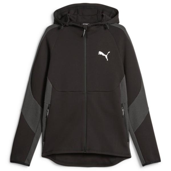 Hanorac pentru bărbați Puma Evostripe Full-Zip Hoodie Dk Drept/ Black photo 1