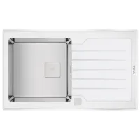 Кухонная мойка Teka DIAMOND RS15 1B 1D 86 86 x 51 / Нержавеющая сталь / Белый