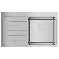 Chiuvetă Teka Zenit RS15 1B 1D L 86 86 x 52 / Oțel inoxidabil / Silver